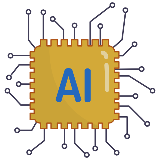 AI Microship com a gravura AI